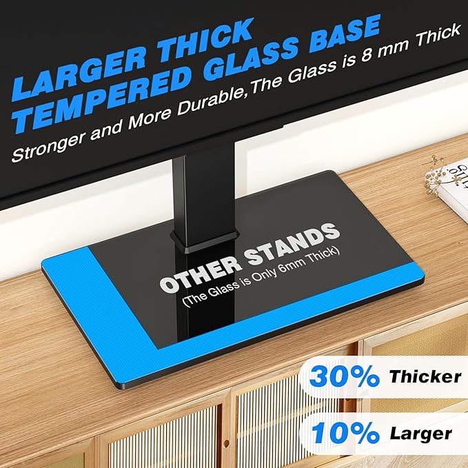 Rfiver Universal Swivel Table Top TV Stand - Image 5