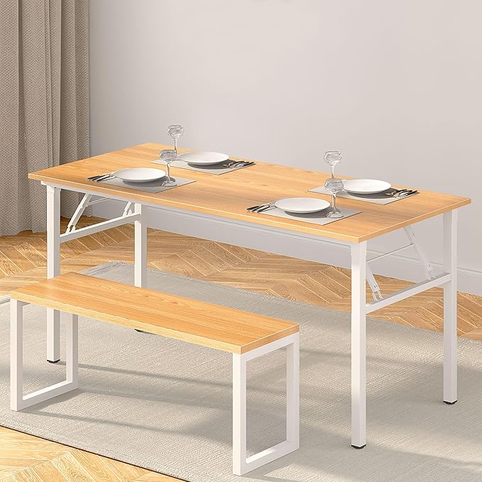 Need Home Office Desk Large Computer Desk 60 inch Sturdy Table Foldable Desk - Image 6