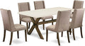 East West Furniture X727FL716-7 7 Piece Dining Set Consist of a Rectangle by EastWestFurniture