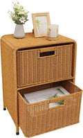 myHomeBody Wicker Nightstand by myHomeBody