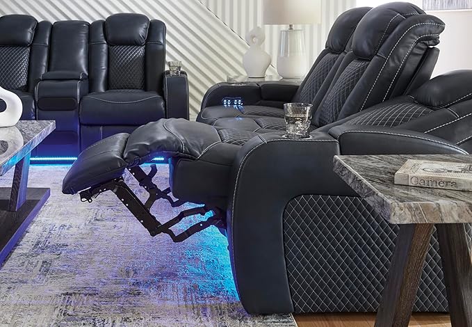 Signature Design by Ashley Fyne-Dyme Contemporary Power Reclining Loveseat - Image 17