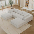 Down Filled Boneless Sectional Sofa Cloud Couch by Unknown
