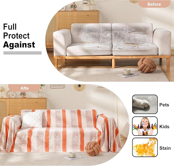 Boho Couch Cover, Sofa Cover, Sofa Covers - Image 6