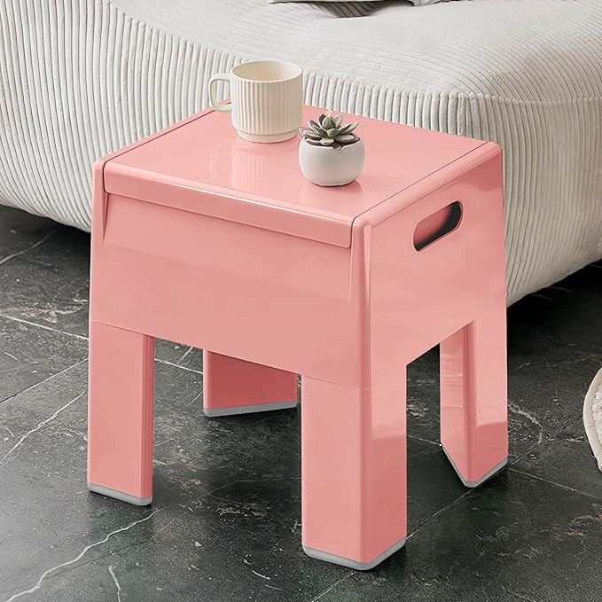 Nightstand Bedside with Storage Space, Dorm and Small Spaces, Easy Assembly by Permory