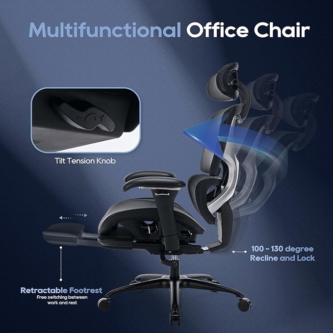COLAMY Ergonomic Mesh Office Chair - Image 6