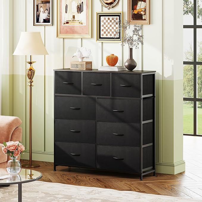 WLIVE 9-Drawer Dresser, Fabric Storage Tower - Image 5
