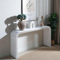 KEIKI Wood Console Table Behind Couch & Sofa, Retro Style by Unknown