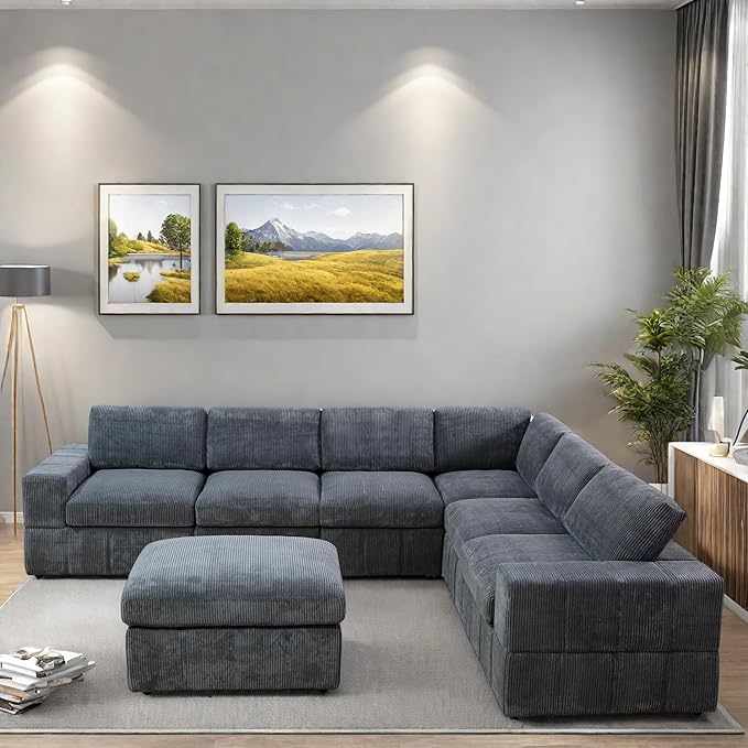 L Shaped Sectional Couches for Living Room, Modular Sectional Couch - Image 3