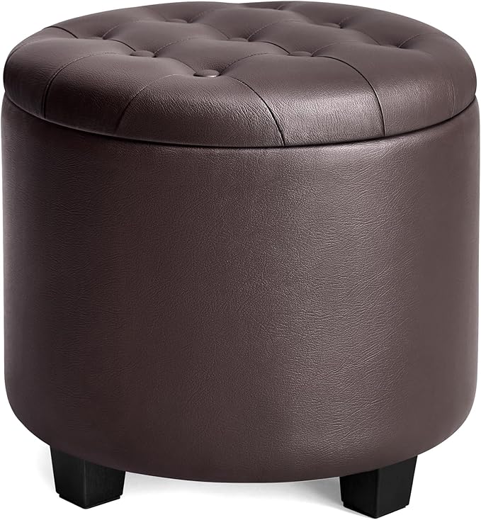 SONGMICS Round Ottoman, Ottoman by SONGMICSbySONGMICSHOME