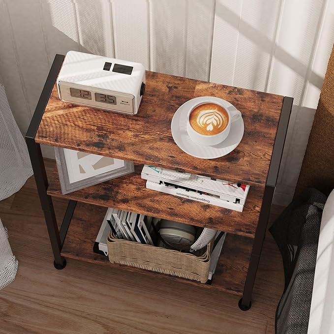 3-Tier Side Table, Small End Table, Sofa Side Table - Image 6