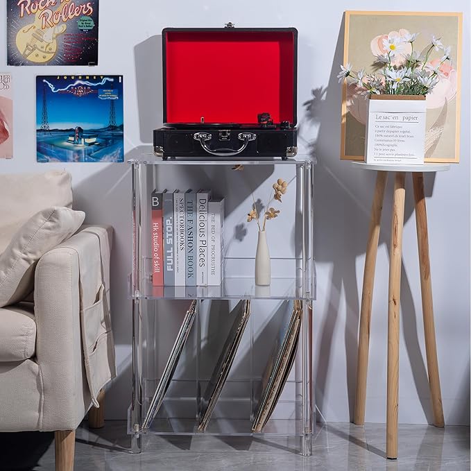 Antilope 18x14 Acrylic Record Player Stand - Image 5