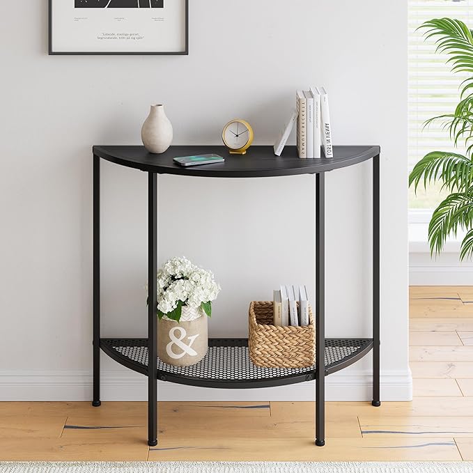 Console Table 2 Tier Narrow Entryway Table - Image 3