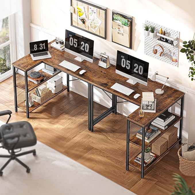 Huuger L Shaped Desk, 39 Inches Computer Desk - Image 5