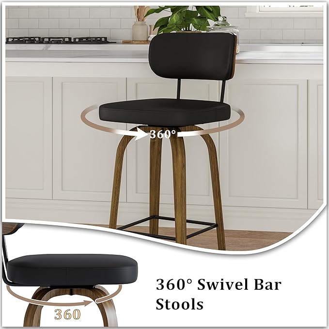 Swivel Counter Height Bar Stools - Image 5