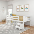 Max & Lily Soren Ultra Low Loft Bed, Twin Bed Frame by MaxLily
