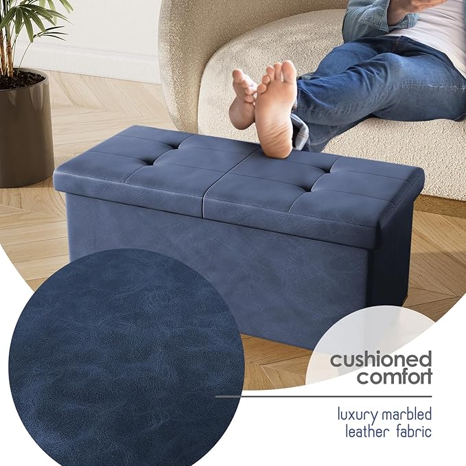 STORAGEBUD Storage Ottoman Bench - Image 8