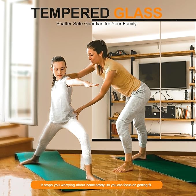 Delma Home Gym Mirror, Large Full Body Glass - Image 3