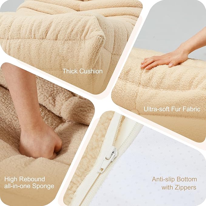 Bean Bag Chairs for Adults Giant Bean Bag Chair Memory Foam BeanBag Chair Big - Image 7