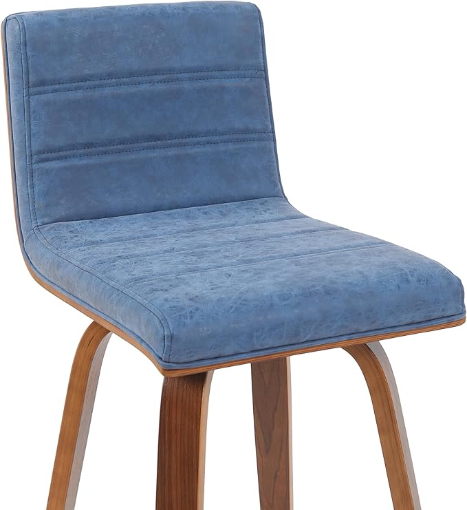 Armen Living Vienna Modern Swivel 26" Counter Height Barstool - Image 5