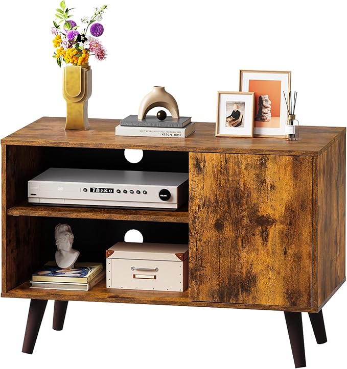 WLIVE TV Stand for 40 Inch TVs, Small Entertainment Center by WLIVE