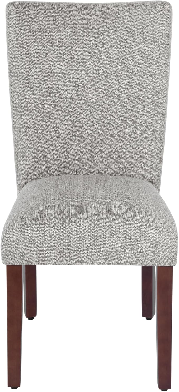 HomePop Parsons Classic Upholstered Accent Dining Chair, Single Pack, Light Grey - Image 11