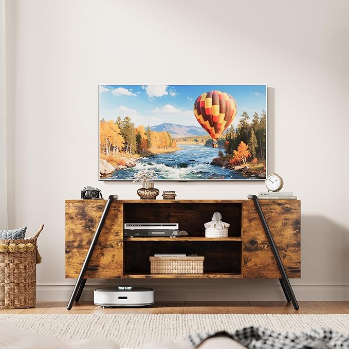 GAOMON TV Stand for 60 55 50 45 Inch TV, Industrial Media Console Table for - Image 3