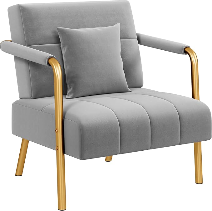 Yaheetech 30" W Modern Sofa Small Sofa Luxurious Velvet Fabric Couch by Yaheetech