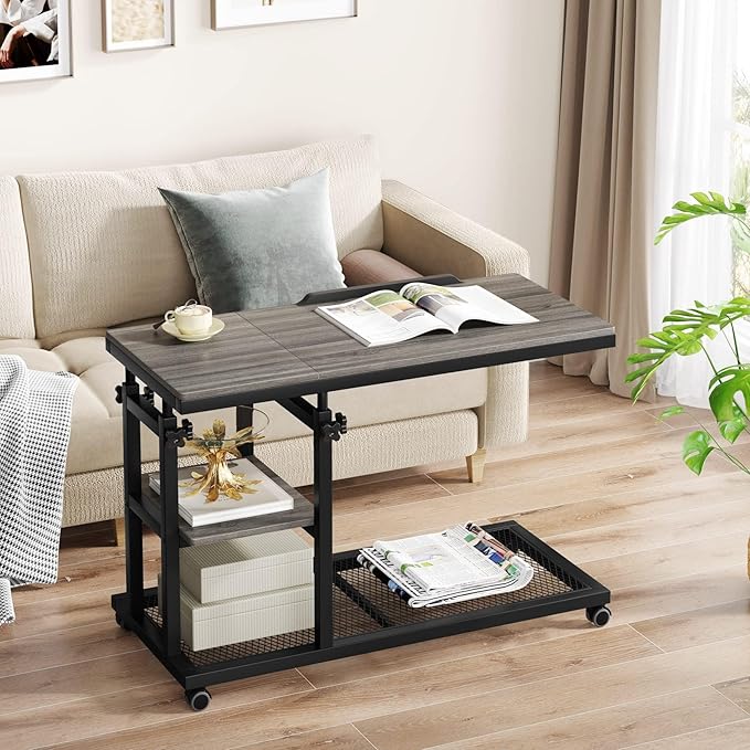 Tribesigns Height Adjustable C Table - Image 4