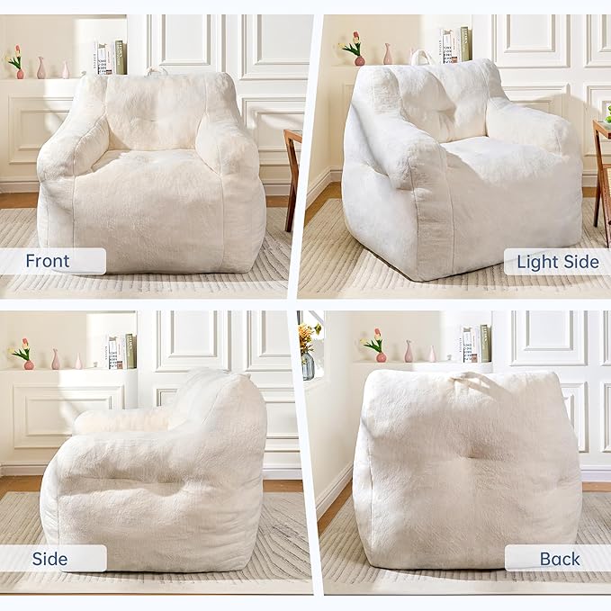 Giant Bean Bag Chairs for Adults and Kids, 3FT Bean Bag Chair - Image 6