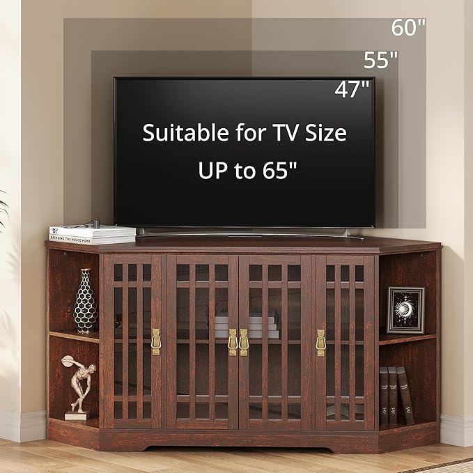 IRONCK Corner TV Stand for TVs up to 60 Inch - Image 3