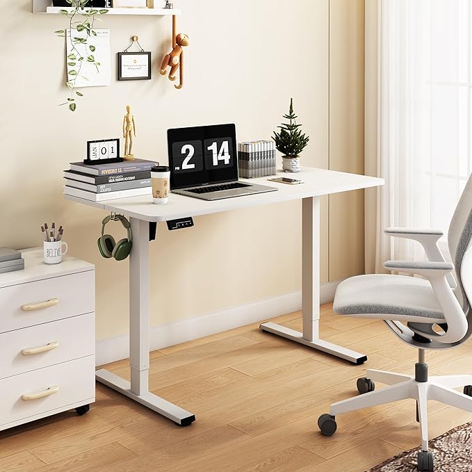 Electric Standing Desk Adjustable Height, 40x24 Inches Sit Stand up Desktop - Image 2
