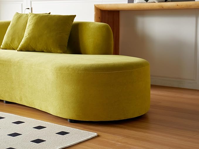 Container Furniture Direct 90" Curved Sofa - Image 9