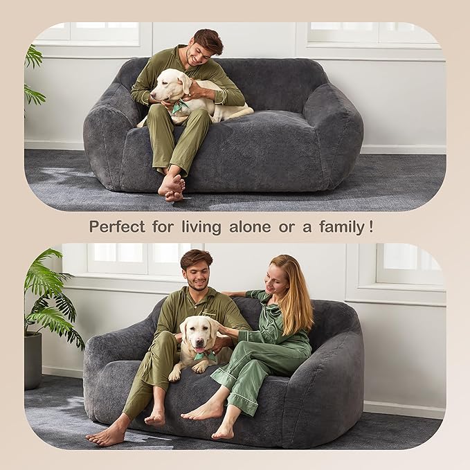 Homguava Oversized Bean Bag Chair - Image 6