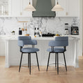 Swivel Bar Stools Set of 2, Counter Height Bar Stools by Unknown