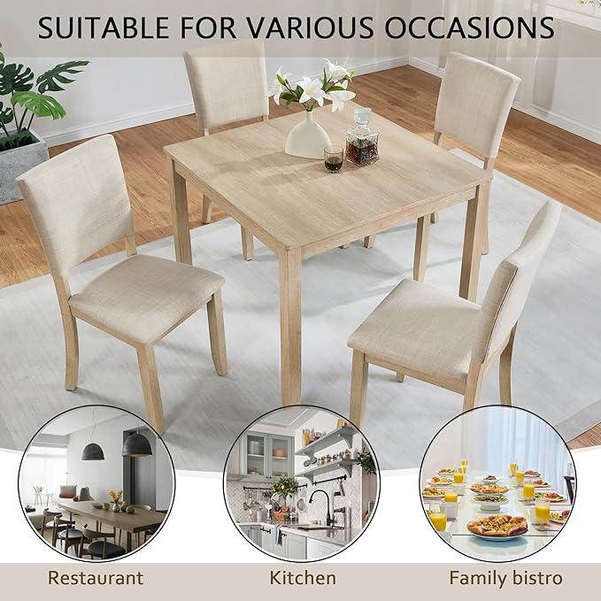 Ball & Cast 5 Piece Dining Table Set - Image 4