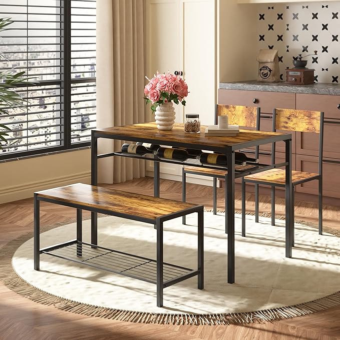 VECELO Kitchen Dining Room Table - Image 4