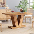 NicBex 47" Dining Table for 4 People, Farmhouse Dinner Table Small Dining Room by NicBex