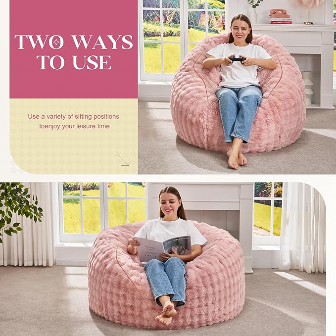 Hobestluk Bean Bag Chairs Beanbag Chair - Image 3