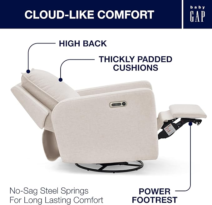 Delta Children babyGap Harlowe Power Recliner - Image 8