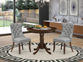 East West Furniture ANDA3-AWA-27 3 Piece Dining Room Table Set Consists of a by EastWestFurniture