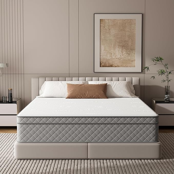 Queen Mattress, 12 Inch Hybrid Queen Size Mattress - Image 4