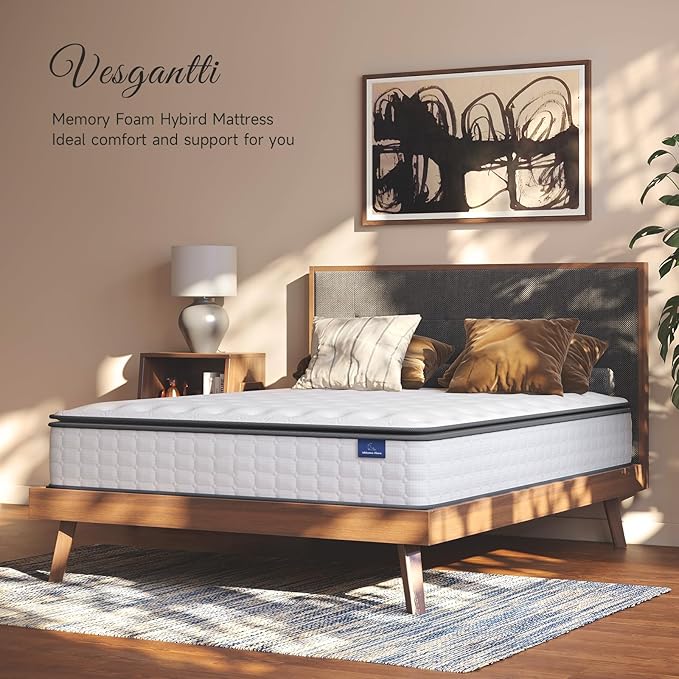 Vesgantti Twin XL Mattress, 10 Inch Hybrid XL Twin Mattress in a Box, Extra - Image 3