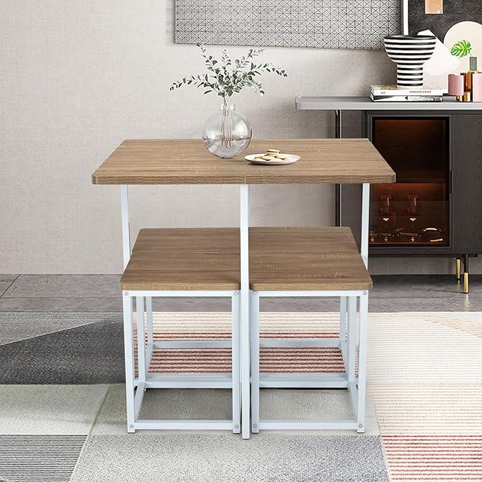 Giantex 5 Piece Dining Table Set, Dining Set - Image 6