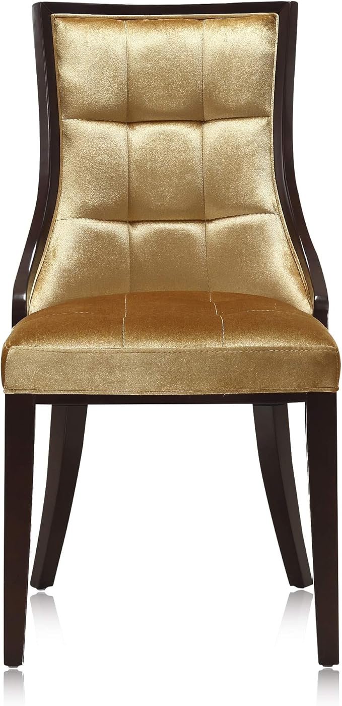 Manhattan Comfort Fifth Avenue Velvet Dining Chairs, Parsons Accent Furniture - Image 4