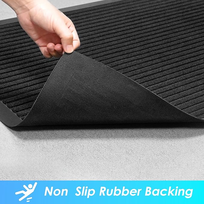 Vicwe Front Door Mat Indoor Outdoor Entrance, Low Profile, Easy Clean Entryway - Image 6