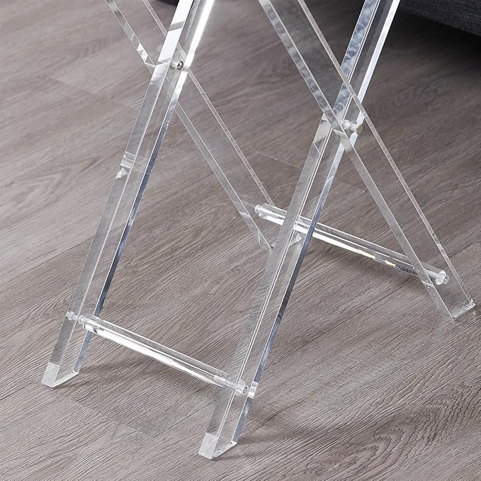 LIKENOW Furniture Acrylic Folding Tray Tables - Image 7