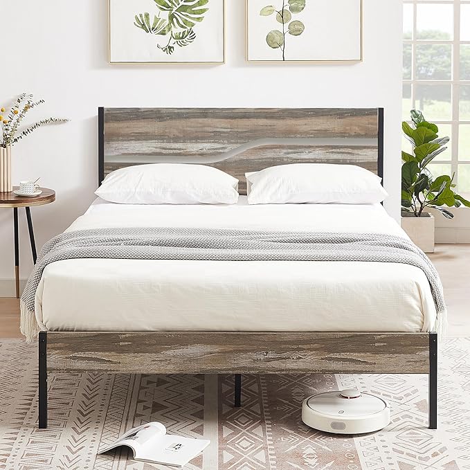 VECELO Full Size Platform Bed Frame by VECELO