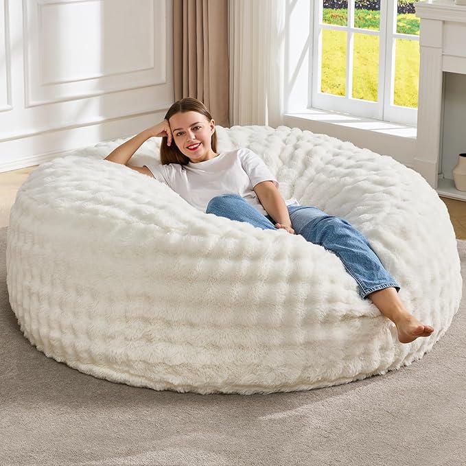 Hobestluk Bean Bag Chairs 5ft Beanbag Chair by YourHomeDeservesMore