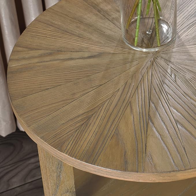 MODERION Round End Table, Farmhouse Side Table - Image 6