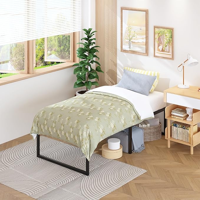 18 Inch Twin XL Bed Frames Heavy Duty Metal XL Twin Platform Bed Frame No Box - Image 4